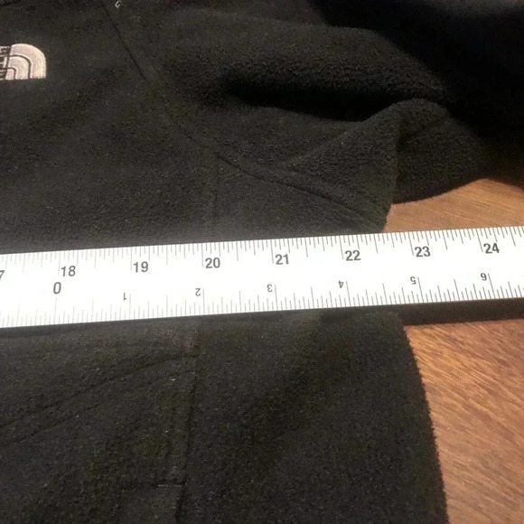 NORTH FACE Jacket Mens Windstopper Fleece Full Zip BLACK Windbreaker No size Tag - Picture 5 of 7